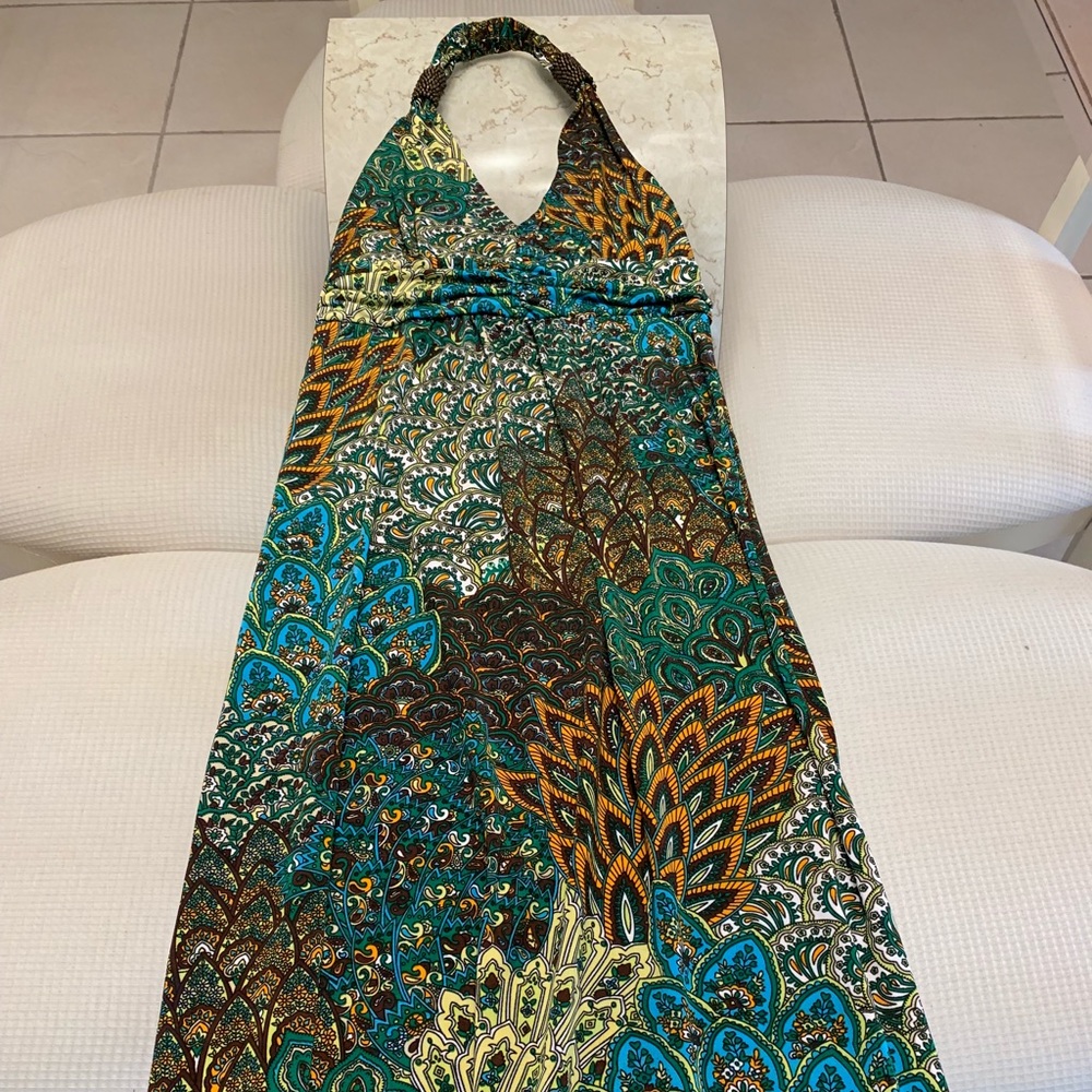 Women’s Couture Maxi Halter Dress 👗